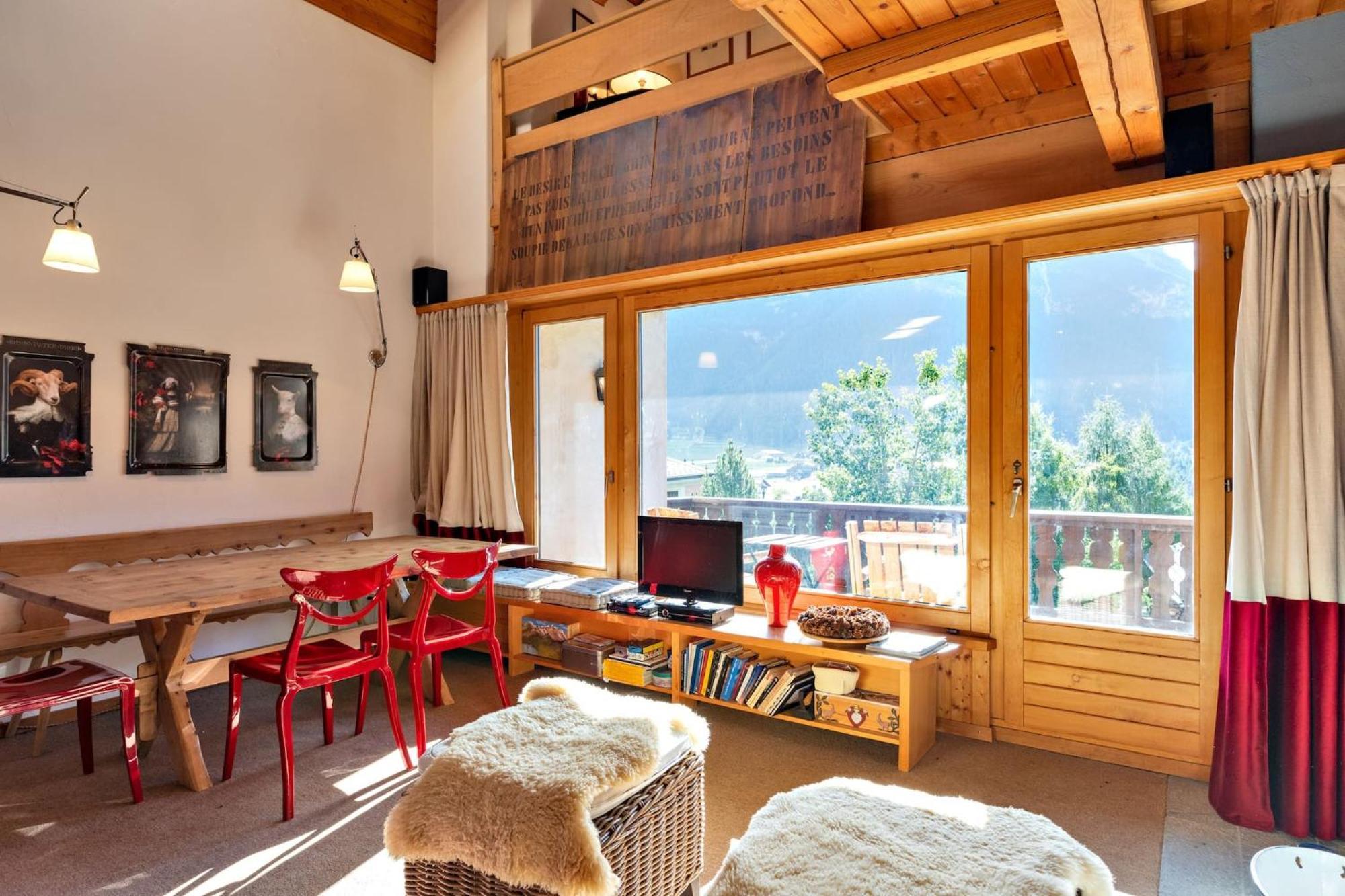 Apartmán Chesa Panorama B - La Punt Exteriér fotografie