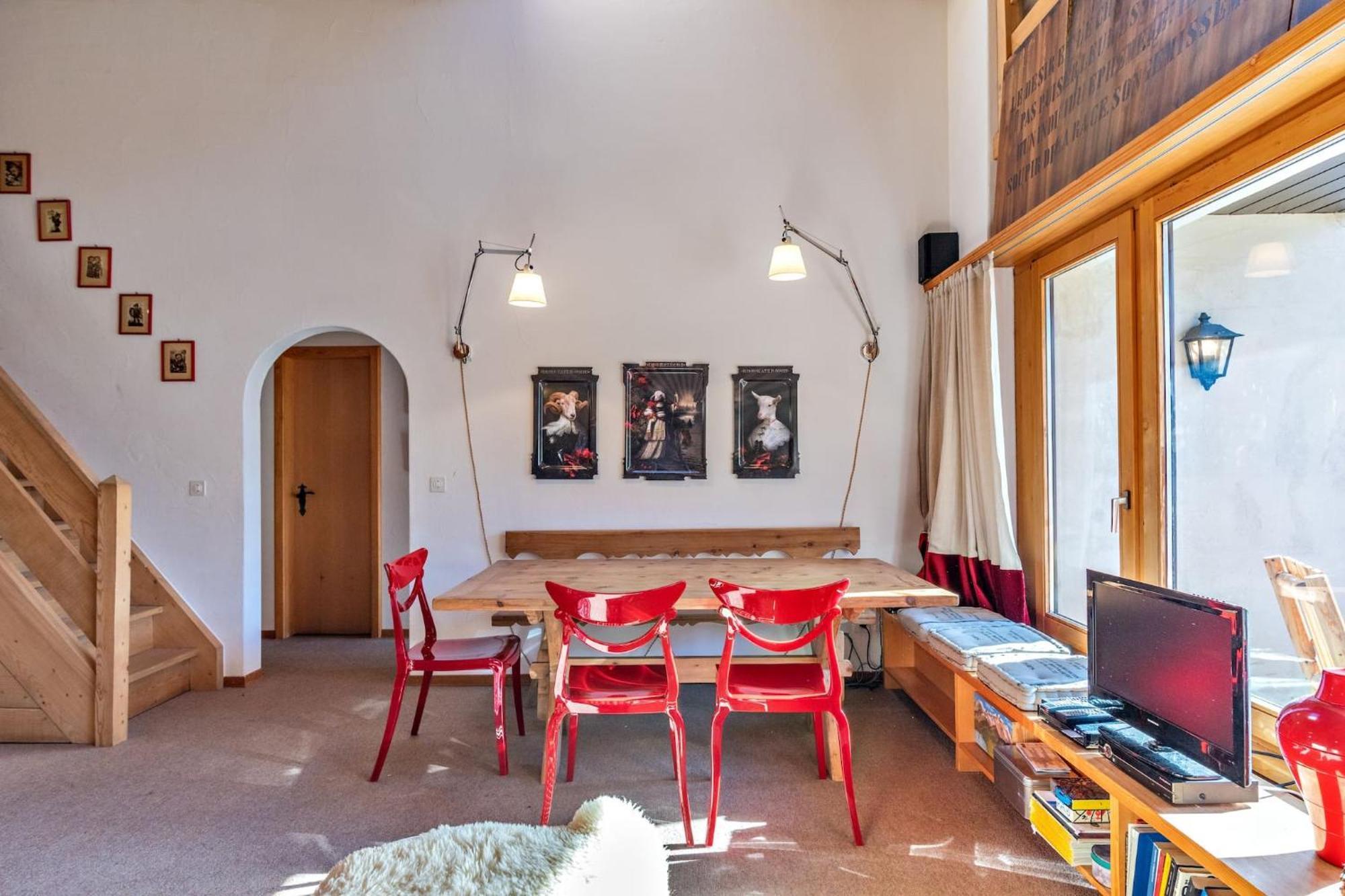 Apartmán Chesa Panorama B - La Punt Exteriér fotografie