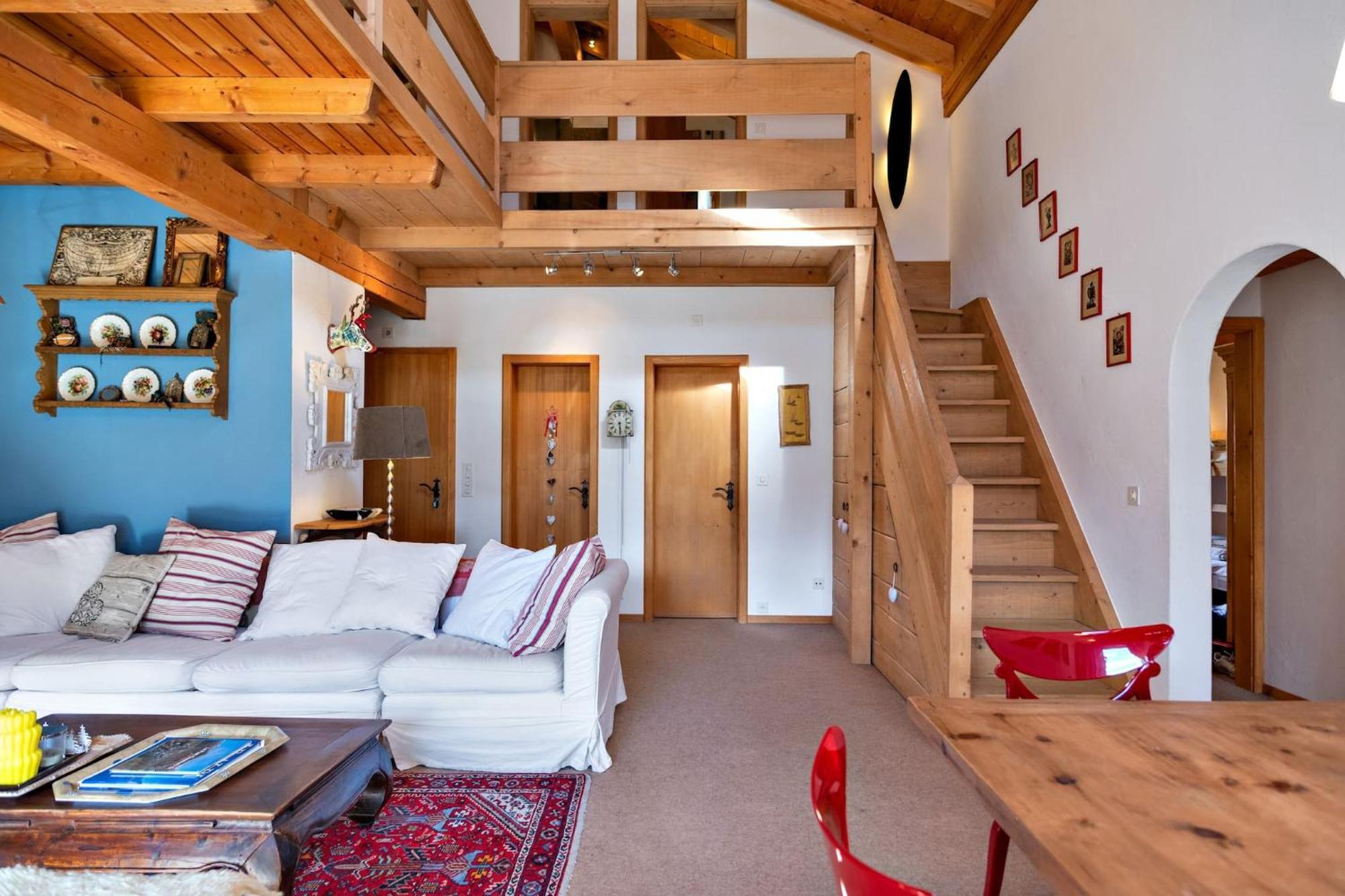 Apartmán Chesa Panorama B - La Punt Exteriér fotografie